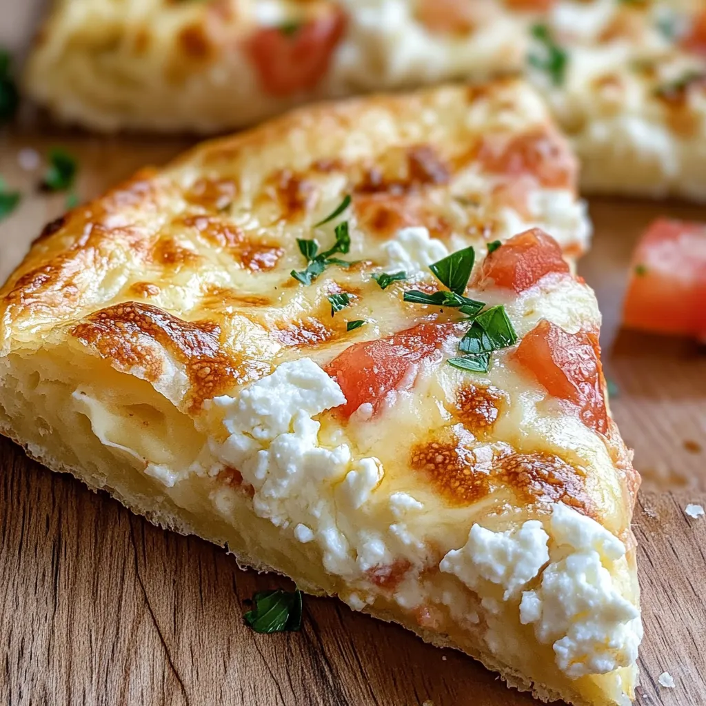 A cottage cheese flatbread that brings together amazing flavors for a healthy and delicious meal option.