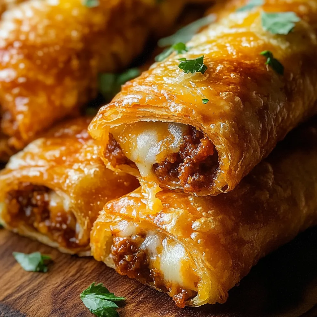 Tasty cheesy taco sticks up close showing their crispy outside and melty inside, ready for dipping and sharing.